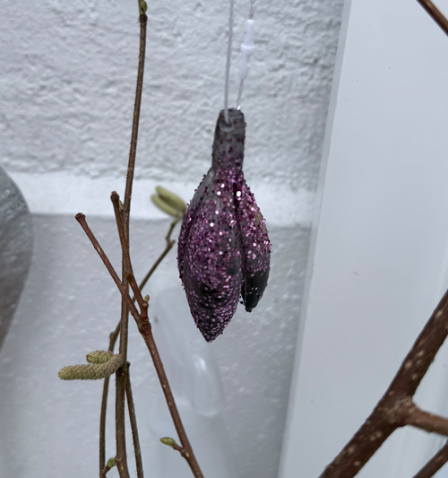 Baumschmuck - Filigrane Schneeglocke zum Aufhängen