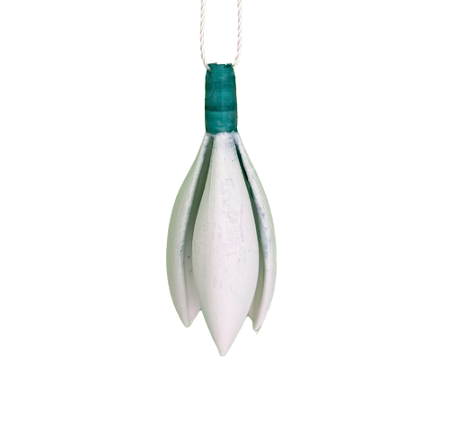 Baumschmuck - Filigrane Schneeglocke zum Aufhängen