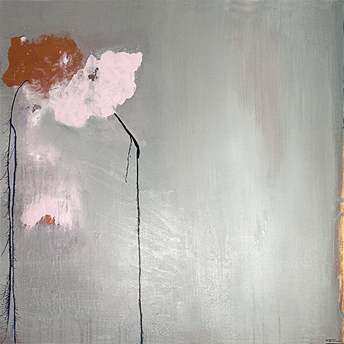 Handgemaltes Acrylbild auf Leinwand > The Fog