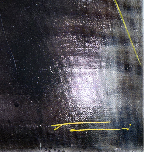 Violets – Elegantes Acrylbild auf Leinwand