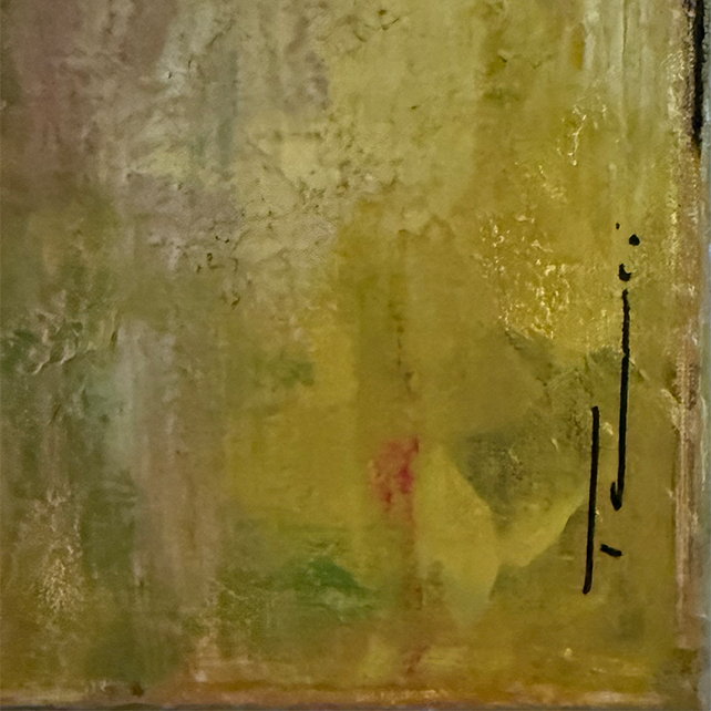 Handgemaltes Acrylbild auf Leinwand > Vergänglich