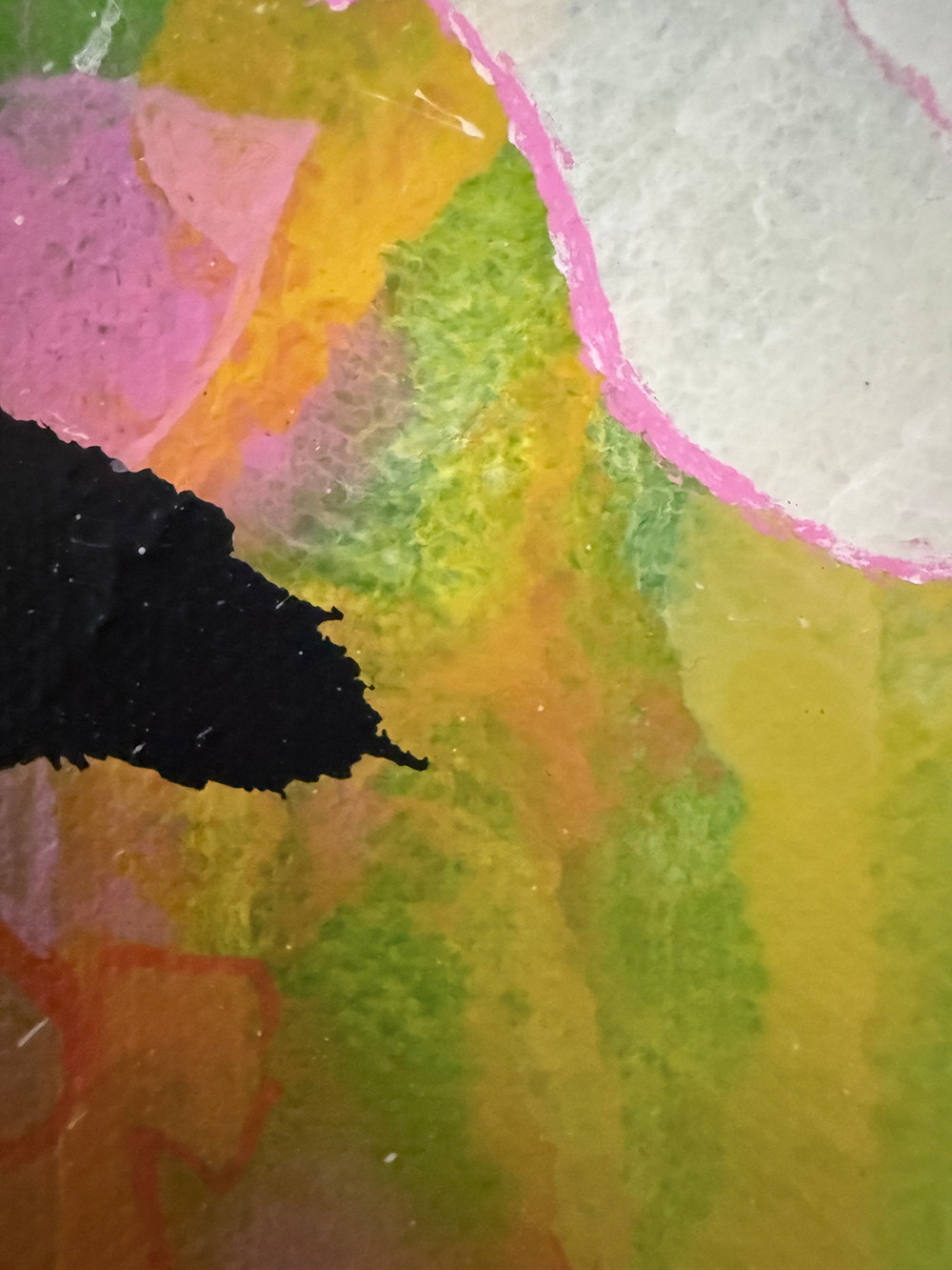 Handgemaltes Acrylbild auf Leinwand > Bloom