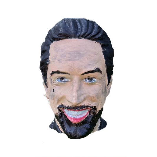 Gartenstecker > Sunny Face < natur