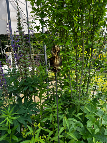 Gartenstecker > Goethe < Old Gold