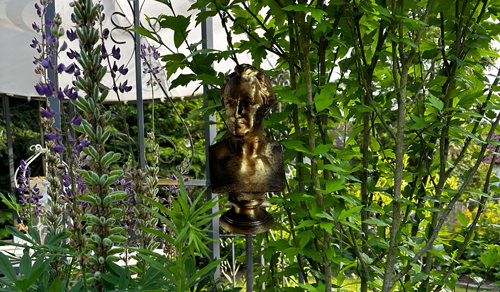 Gartenstecker > Goethe < Old Gold