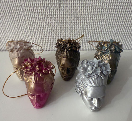 Baumschmuck - Abstrakter Frida-Kopf