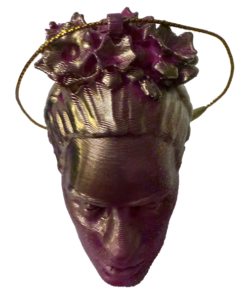 Baumschmuck - Abstrakter Frida-Kopf