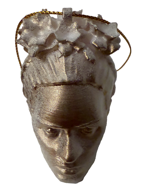 Baumschmuck - Abstrakter Frida-Kopf