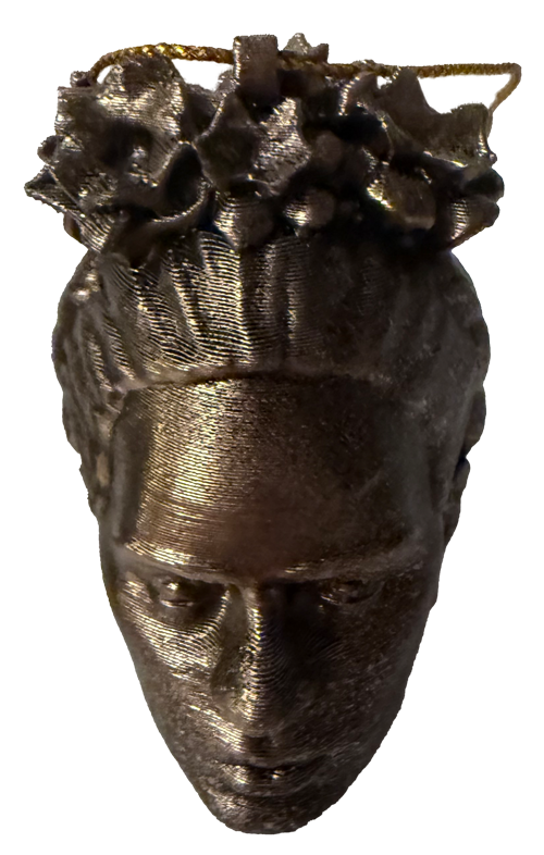 Baumschmuck - Abstrakter Frida-Kopf