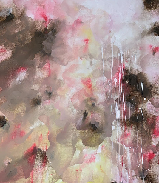 Handgemaltes Acrylbild auf Leinwand > Tristess