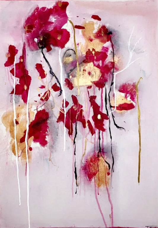 Handgemaltes Acrylbild auf Leinwand > Out of Bounds