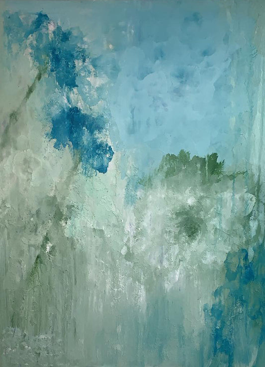 Handgemaltes Acrylbild auf Leinwand > Hope