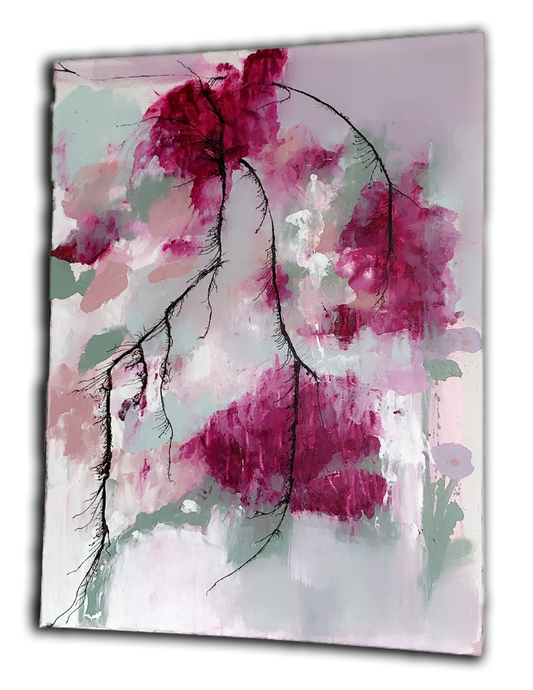 Handgemaltes Acrylbild auf Leinwand > Big Reds