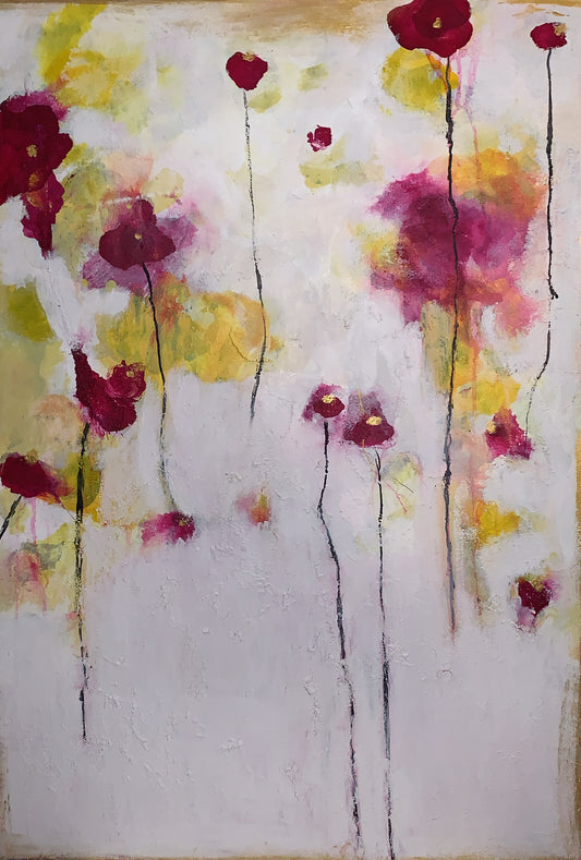 Handgemaltes Acrylbild auf Leinwand > Together