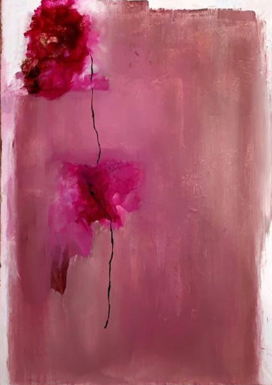 Handgemaltes Acrylbild auf Leinwand > Patience