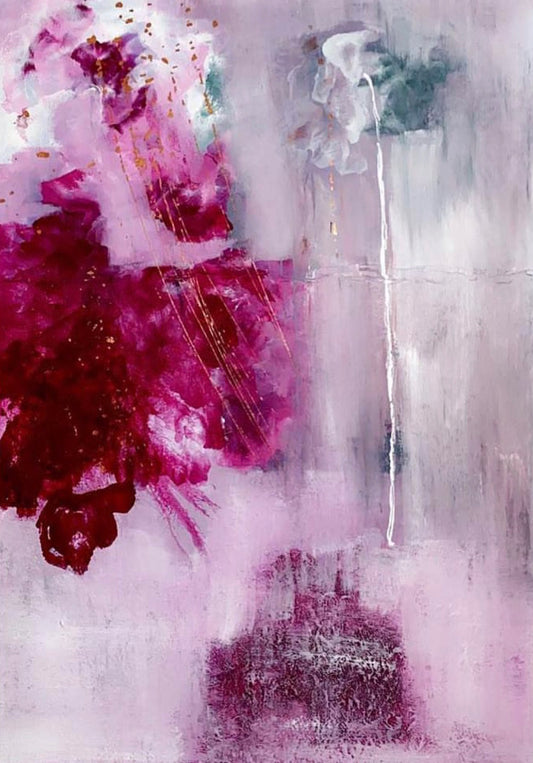 Handgemaltes Acrylbild auf Leinwand > Ein Sturm zieht auf