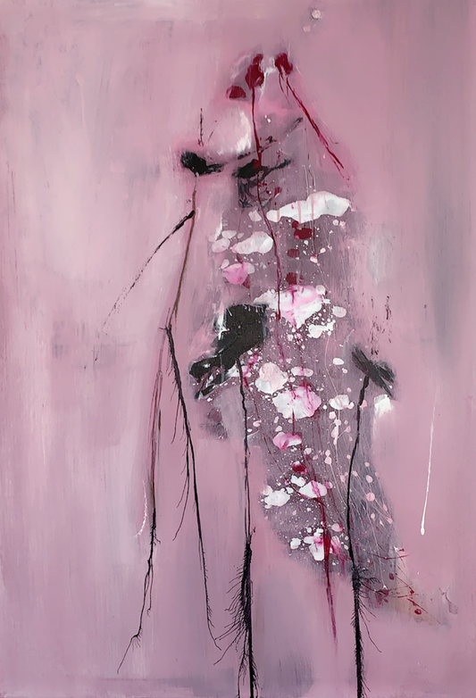 Handgemaltes Acrylbild auf Leinwand > Growing