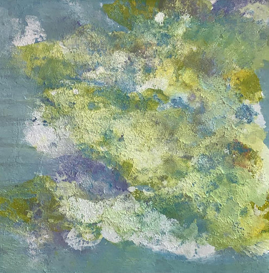 Handgemaltes Acrylbild auf Leinwand > Windy Spring