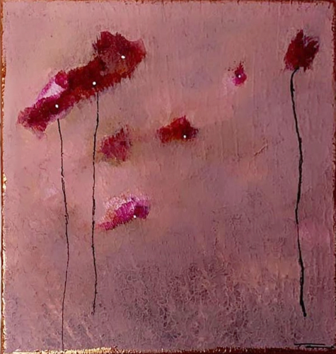 Handgemaltes Acrylbild auf Leinwand > Vom Winde verweht