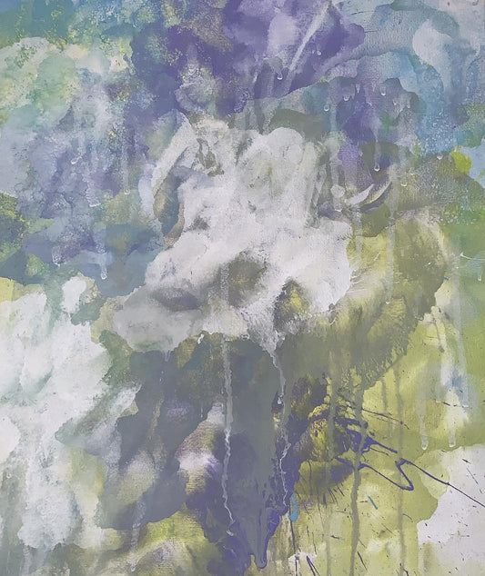 Handgemaltes Acrylbild auf Leinwand > Little Spring