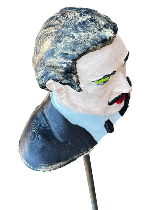 Gartenstecker > Salvador Dali < Gold