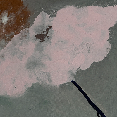 Handgemaltes Acrylbild auf Leinwand > The Fog
