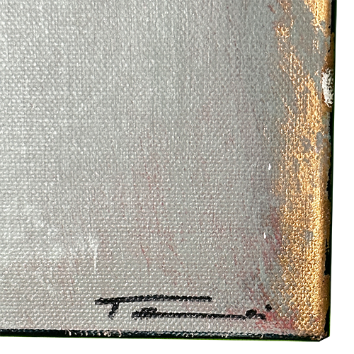 Handgemaltes Acrylbild auf Leinwand > The Fog