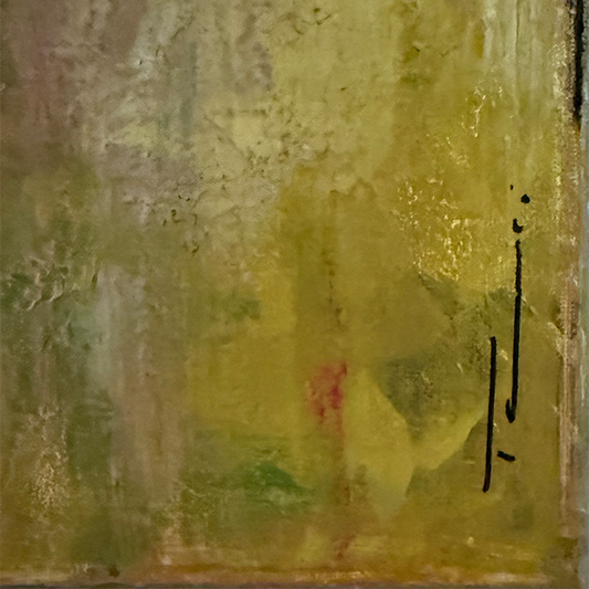 Handgemaltes Acrylbild auf Leinwand > Vergänglich