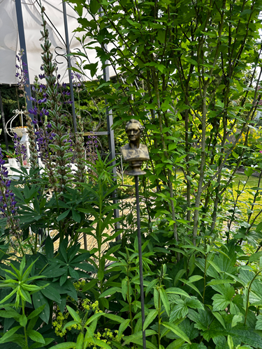 Gartenstecker > Goethe < Old Gold