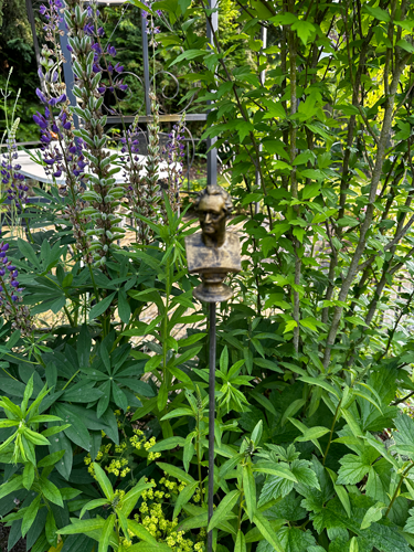 Gartenstecker > Goethe < Old Gold