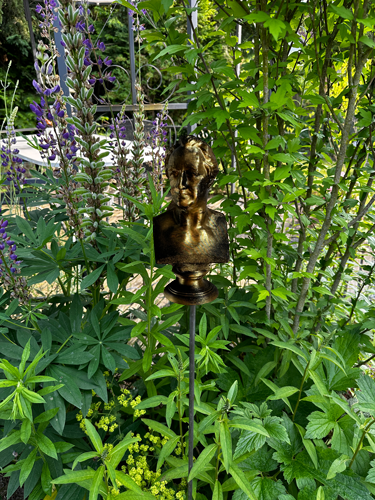 Gartenstecker > Goethe < Old Gold