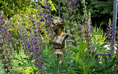 Gartenstecker > Goethe < Old Gold