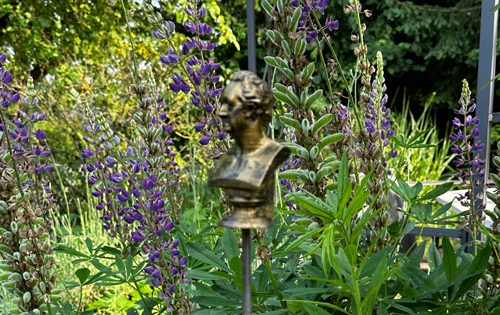 Gartenstecker > Goethe < Old Gold