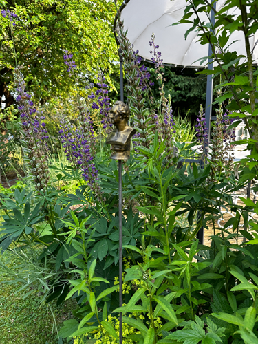 Gartenstecker > Goethe < Old Gold