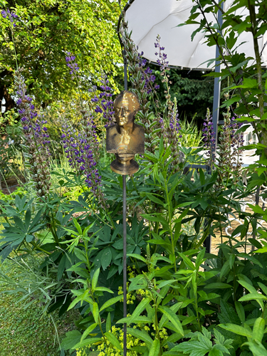 Gartenstecker > Goethe < Old Gold