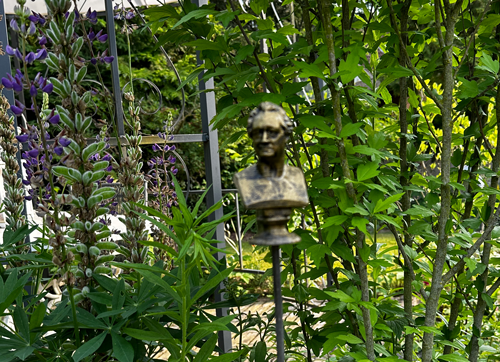 Gartenstecker > Goethe < Old Gold
