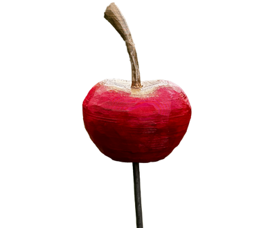 Gartenstecker Riesen Kirsche in Rot