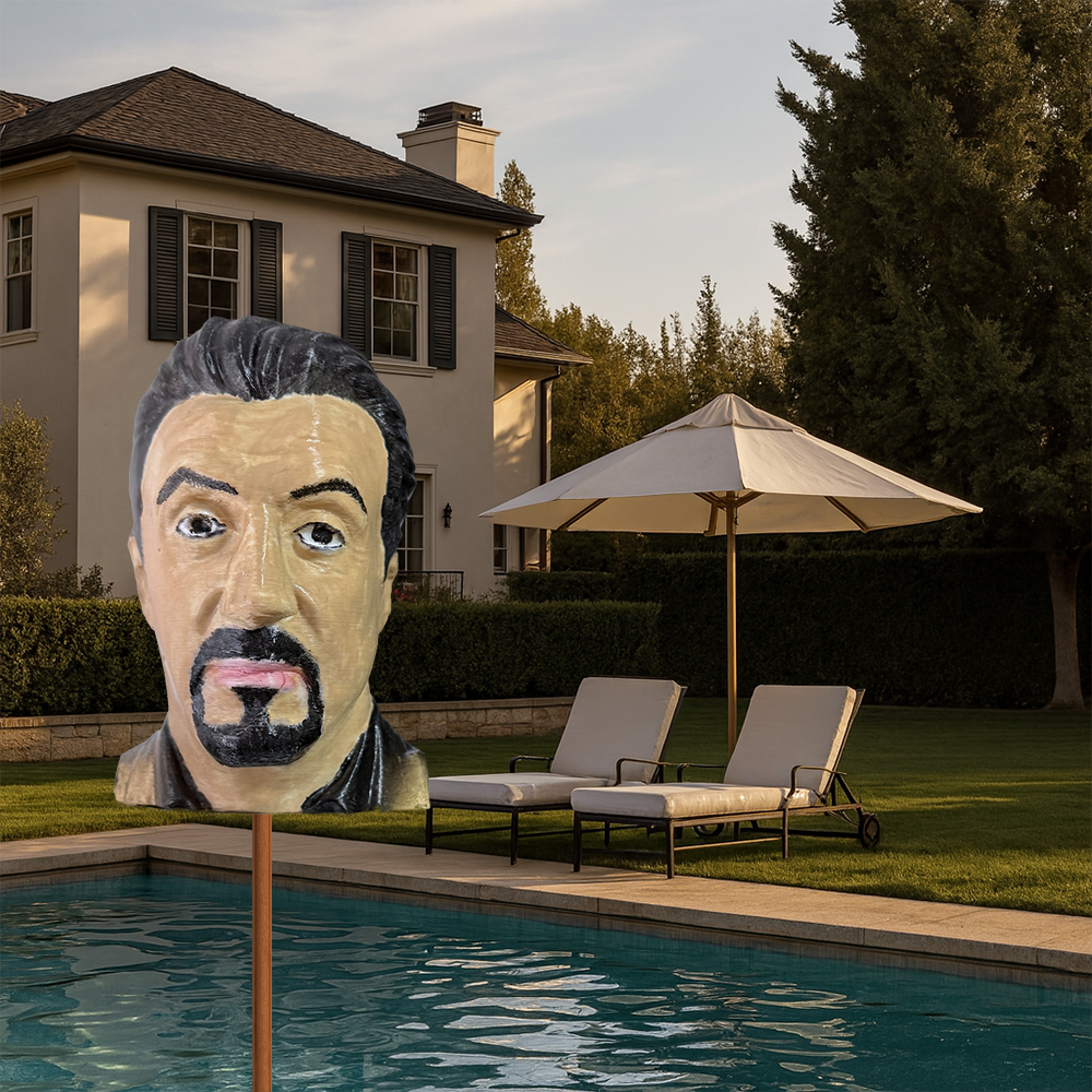 Gartenstecker > Fearless Champion < natur