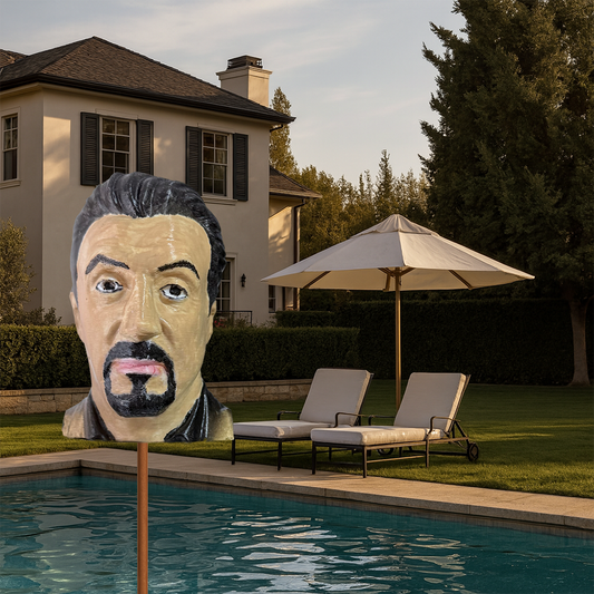 Gartenstecker > Fearless Champion < natur