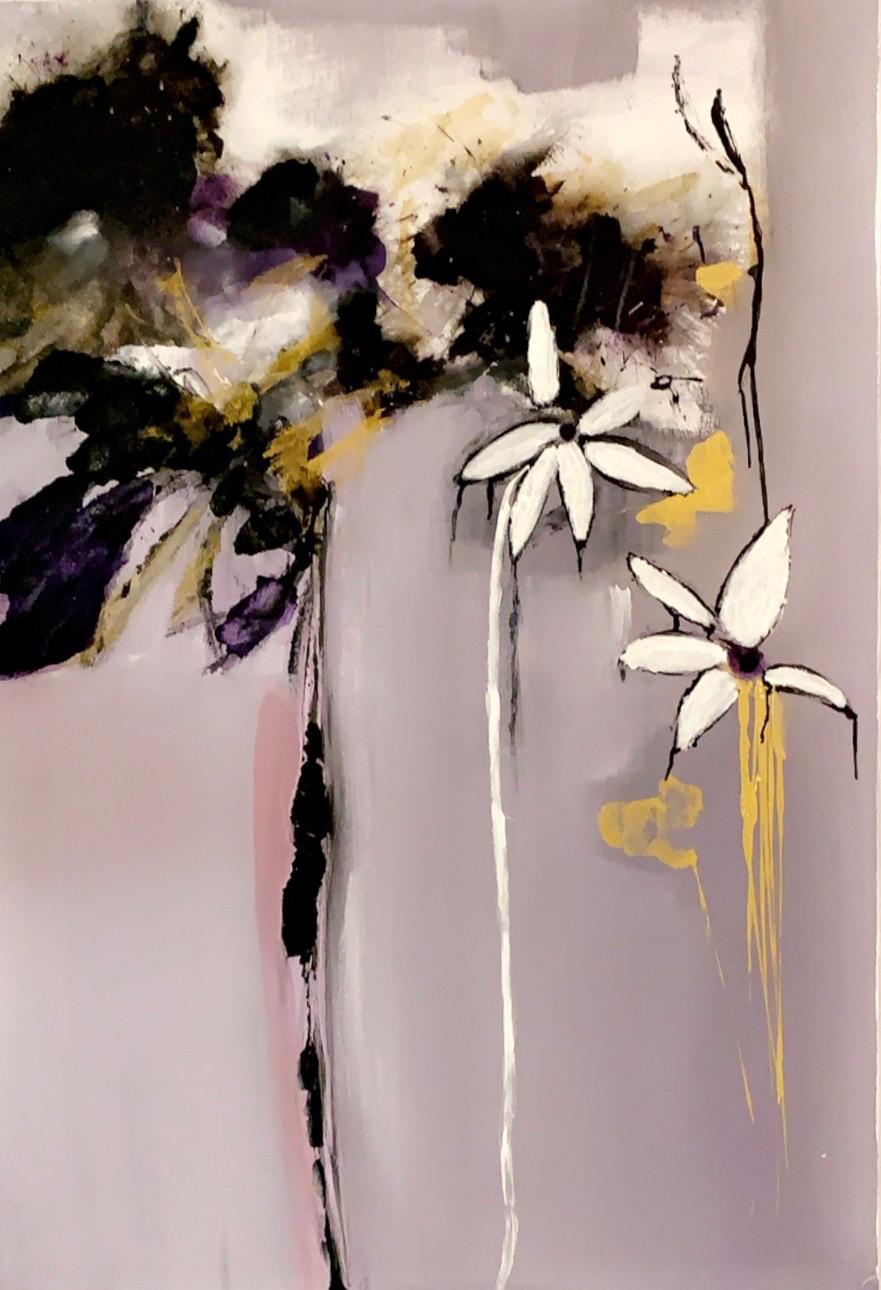 Handgemaltes Acrylbild auf Leinwand > The Big Dark