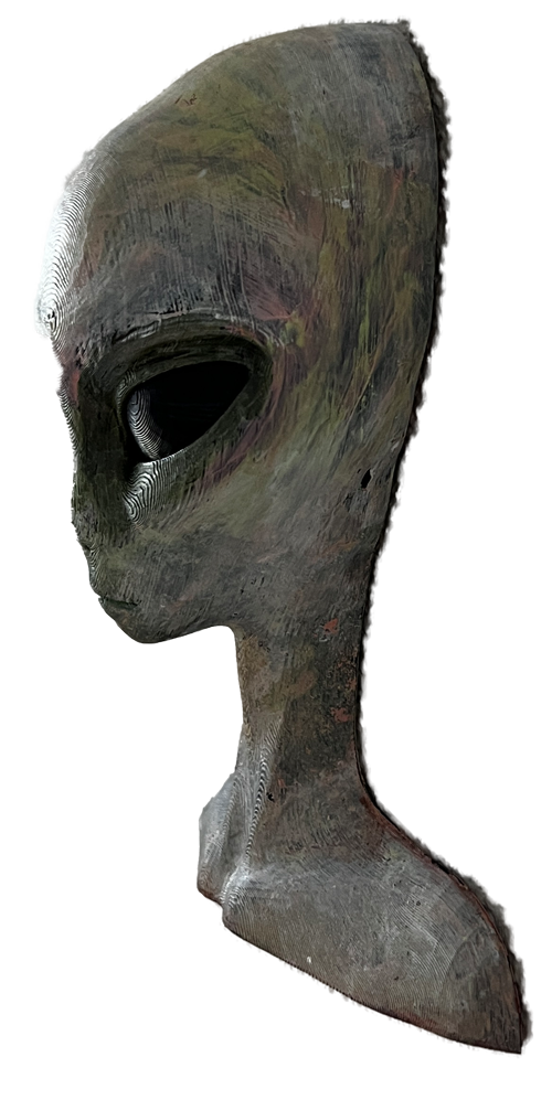 Wanddeko > Alien < abstrakt