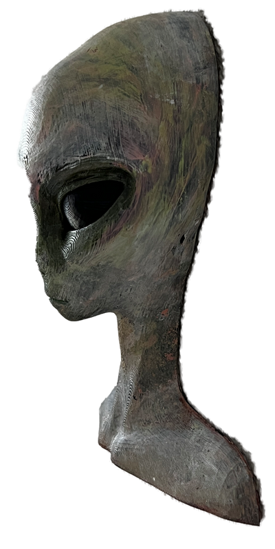 Wanddeko > Alien < abstrakt