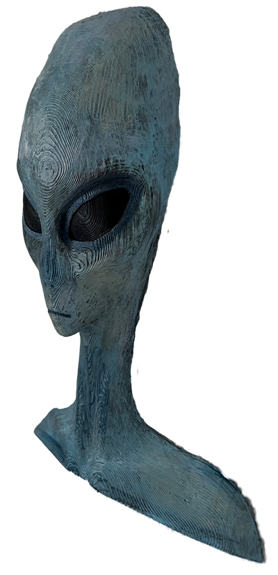 Wanddeko > Alien < Blau