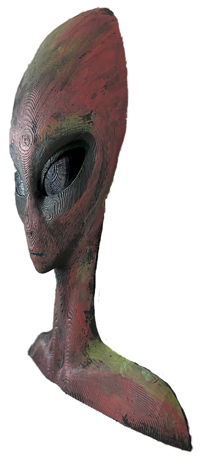 Wanddeko > Alien < Rot