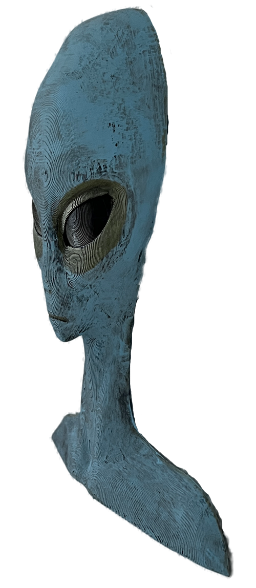 Wanddeko > Alien < Türkis
