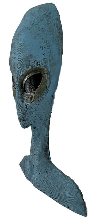 Wanddeko > Alien < Türkis