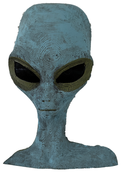Wanddeko > Alien < Türkis