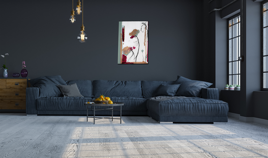 Handgemaltes Acrylbild auf Leinwand > Standhaft