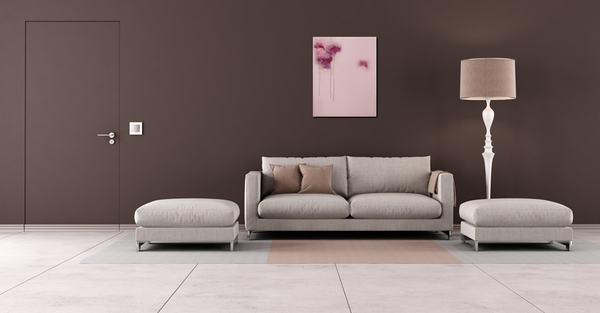 Handgemaltes Acrylbild auf Leinwand > Blüte der Einsamkeit