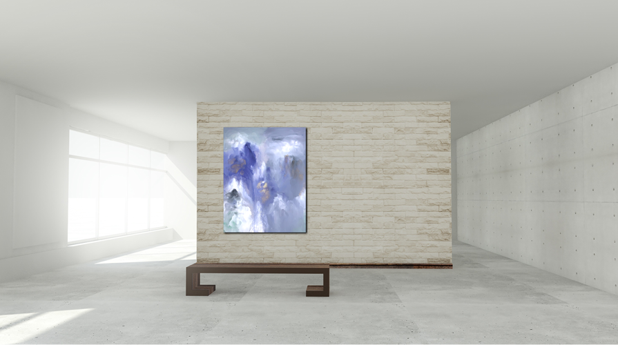 Handgemaltes Acrylbild auf Leinwand > Restless